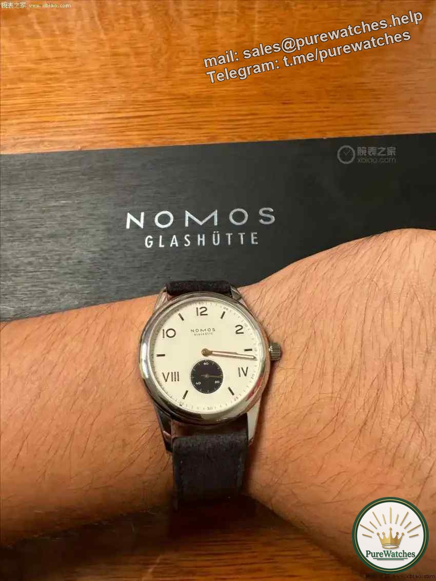 Cal.Alpha manual winding movement, NOMOS Club small seconds, quality choice, you deserve it!