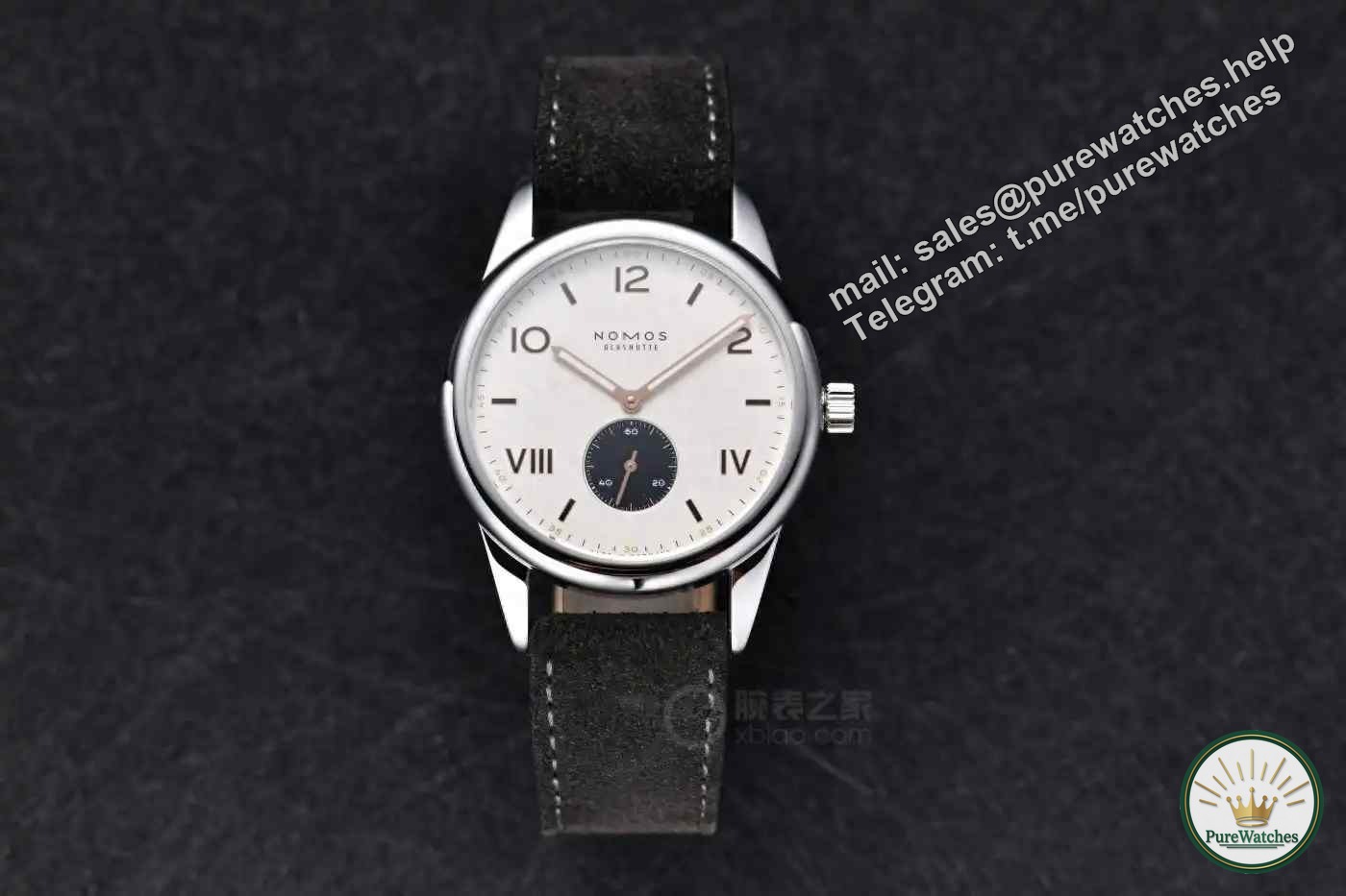 Cal.Alpha manual winding movement, NOMOS Club small seconds, quality choice, you deserve it!