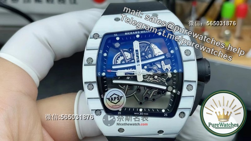 APS factory RM61-01 white track VS BBR factory RM35-01 carbon fiber, which one is more exciting?