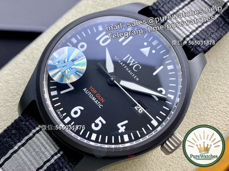 M+ Factory IWC topGUN ultimate V3 version! IWC pilot topGUN all-ceramic special edition review