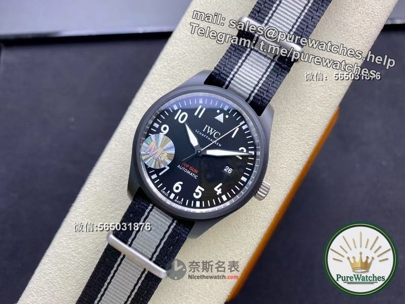 M+ Factory IWC topGUN ultimate V3 version! IWC pilot topGUN all-ceramic special edition review
