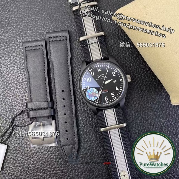 M+ Factory IWC topGUN ultimate V3 version! IWC pilot topGUN all-ceramic special edition review