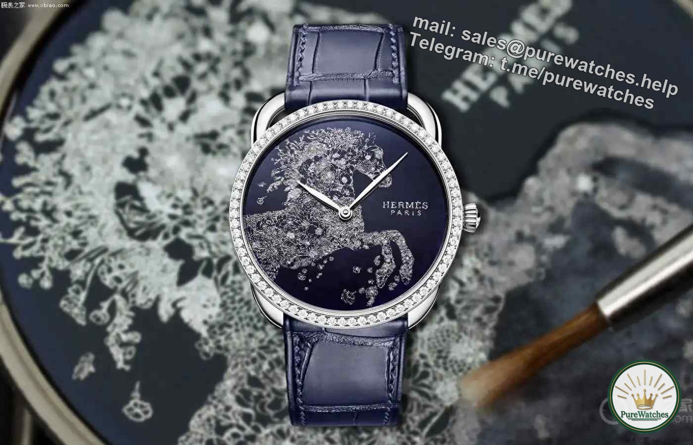 Hermès Arceau Robe légère watch, Hermès “Qingyang Huayi” watch is so beautiful that it makes people’s hearts beat! !