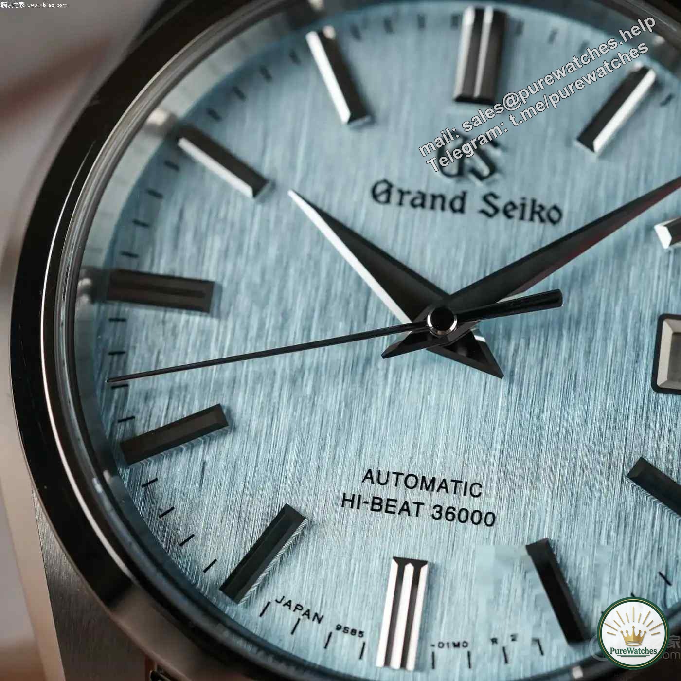 The new favorite of the Crown Blue Lion Heritage series, the SBGH349 “Ice Falls” watch is here!