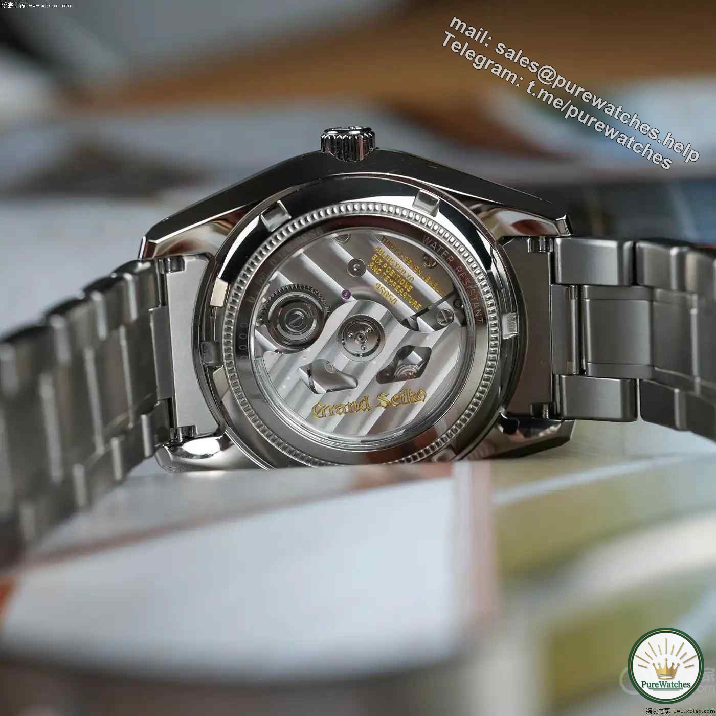 The new favorite of the Crown Blue Lion Heritage series, the SBGH349 “Ice Falls” watch is here!