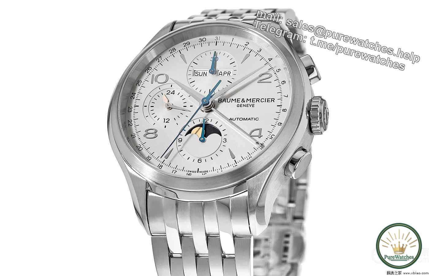 The golden partner in the watch industry! Full calendar + moon phase + timing, allowing you to easily control various occasions!