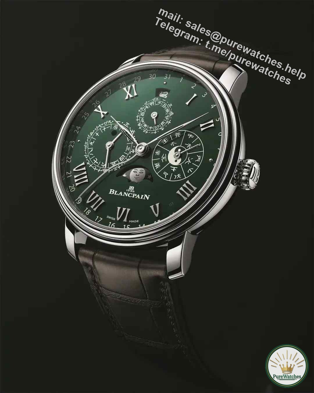 2025 limited edition! Blancpain Chinese Almanac Year of the Snake watch is coming, the platinum case is full of dignity