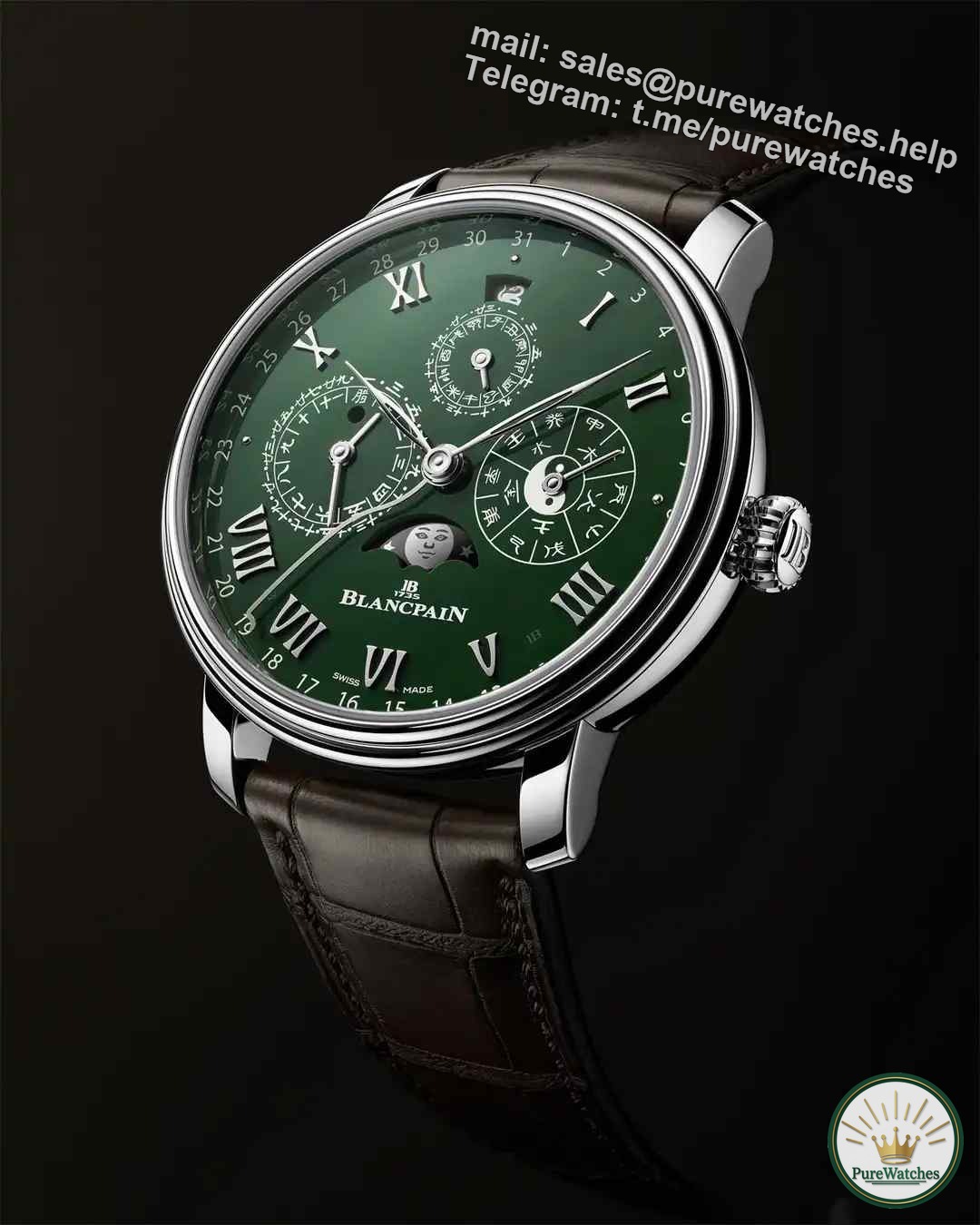 2025 limited edition! Blancpain Chinese Almanac Year of the Snake watch is coming, the platinum case is full of dignity