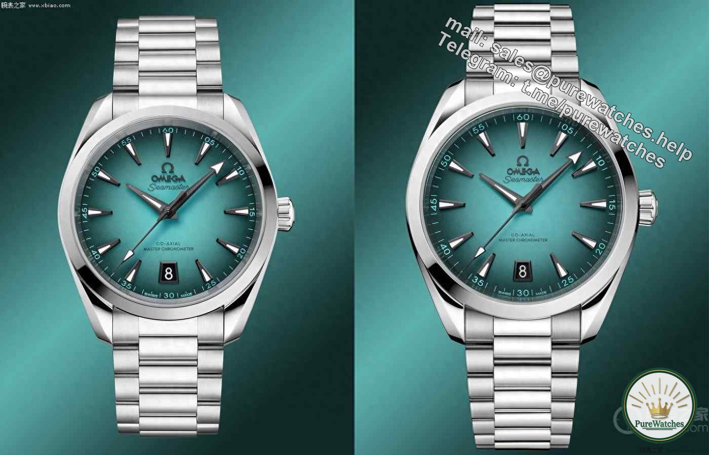 Omega’s new watch is coming, the Seamaster Aqua Terra gradient turquoise color, are you excited?