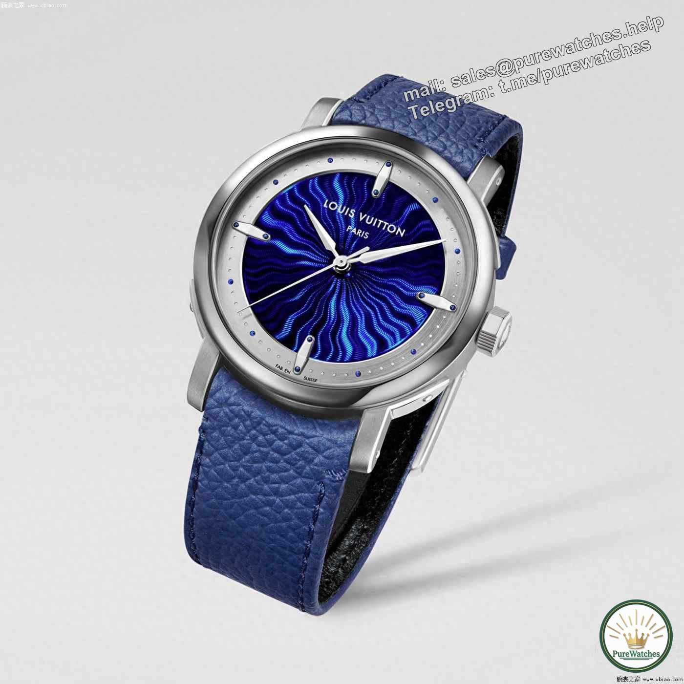 Grand Feu enamel meets guilloché, the Louis Vuitton Escale watch will open your eyes!