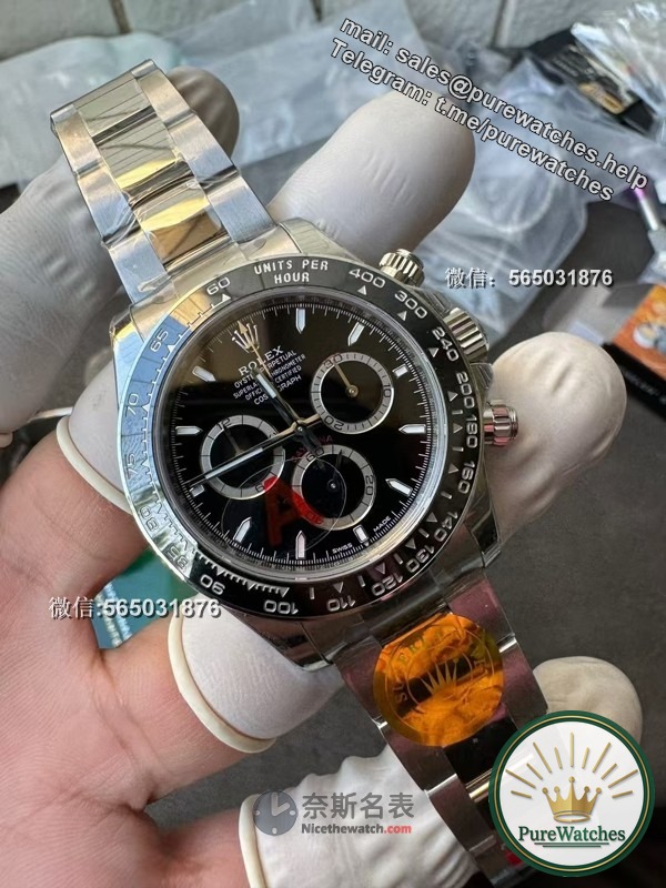 VS Factory Daytona series is upgraded again! The new Black Tao Di 4131 movement, the perfect replica is not just talk!