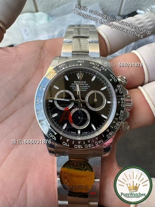 VS Factory Daytona series is upgraded again! The new Black Tao Di 4131 movement, the perfect replica is not just talk!