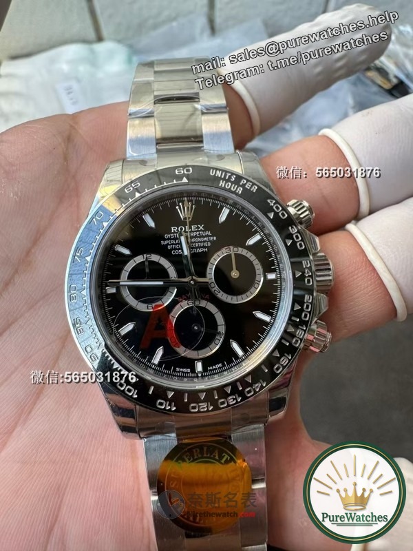 VS Factory Daytona series is upgraded again! The new Black Tao Di 4131 movement, the perfect replica is not just talk!