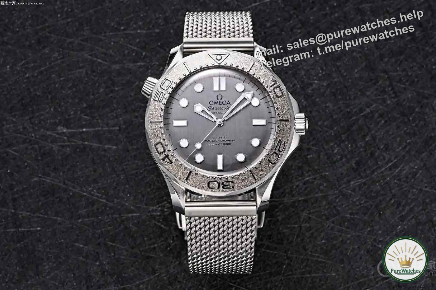Omega new products revealed! The metallic texture of the Seamaster 300-meter diving watch is eye-catching!