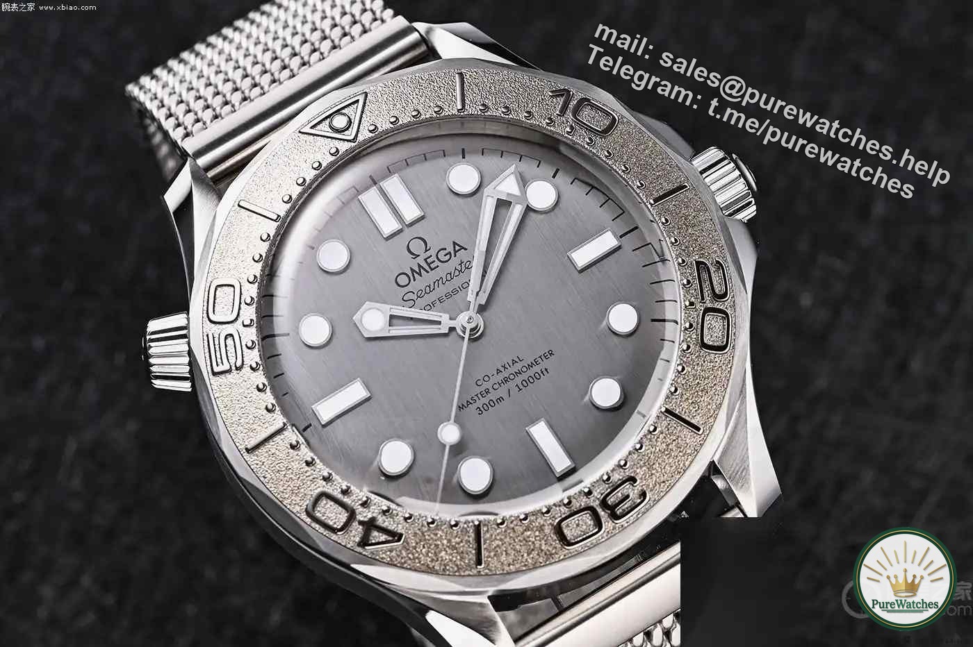 Omega new products revealed! The metallic texture of the Seamaster 300-meter diving watch is eye-catching!