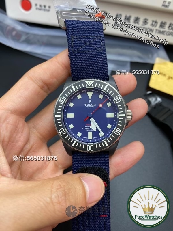 Replica of the upstart M+ factory Tudor Submersible titanium alloy FXD, a new level of lightweight!