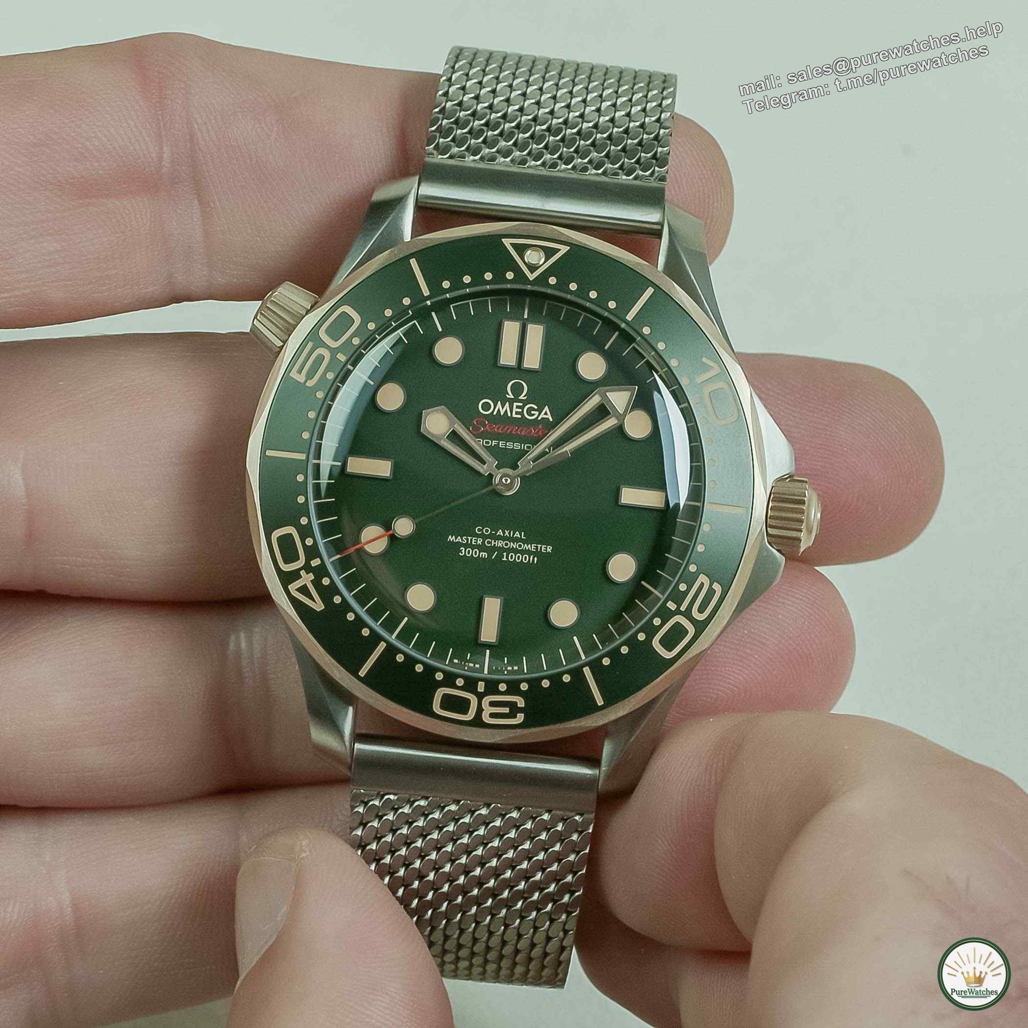 Omega’s amplified move! The new Seamaster 300 bronze and gold diving watch, you deserve it!