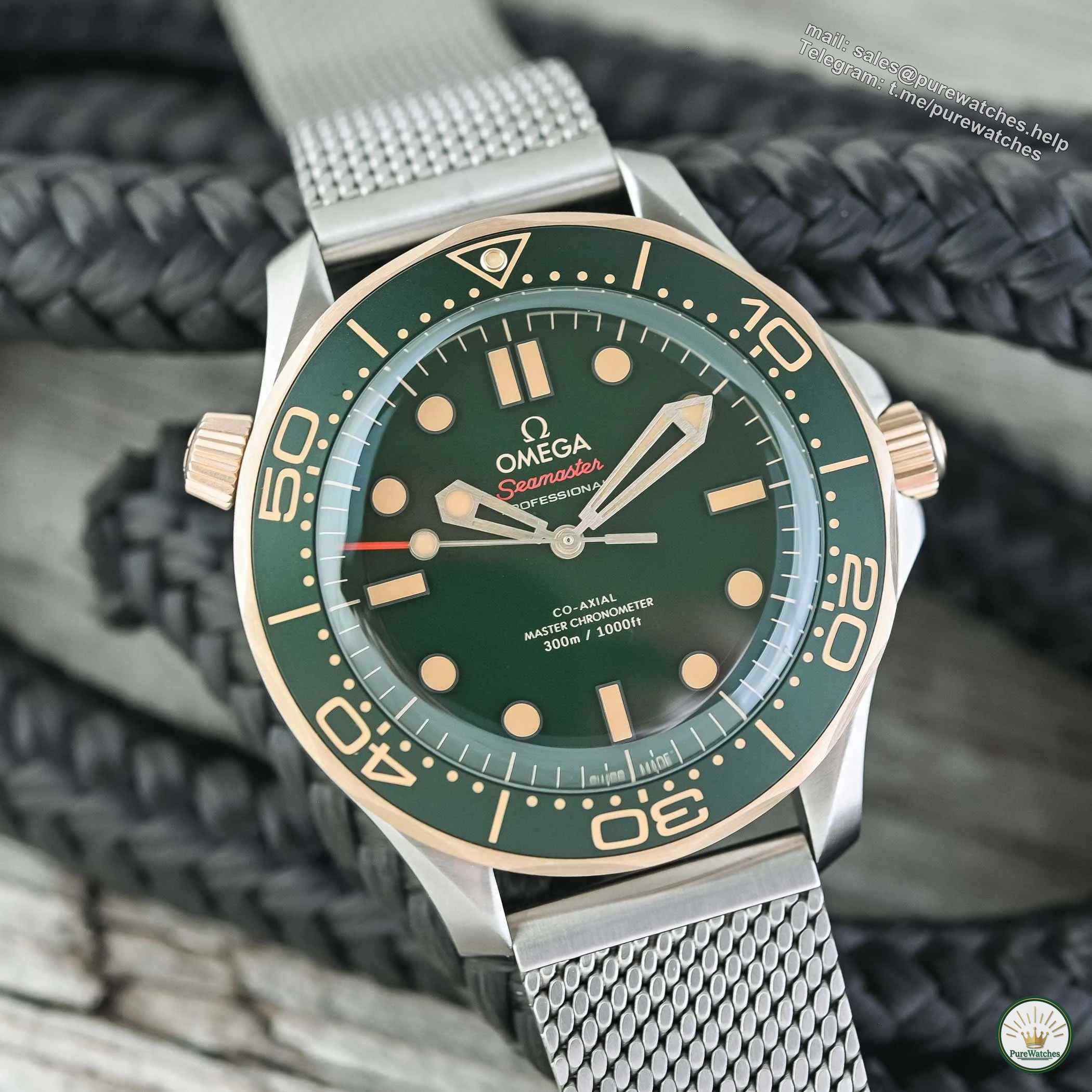 Omega’s amplified move! The new Seamaster 300 bronze and gold diving watch, you deserve it!