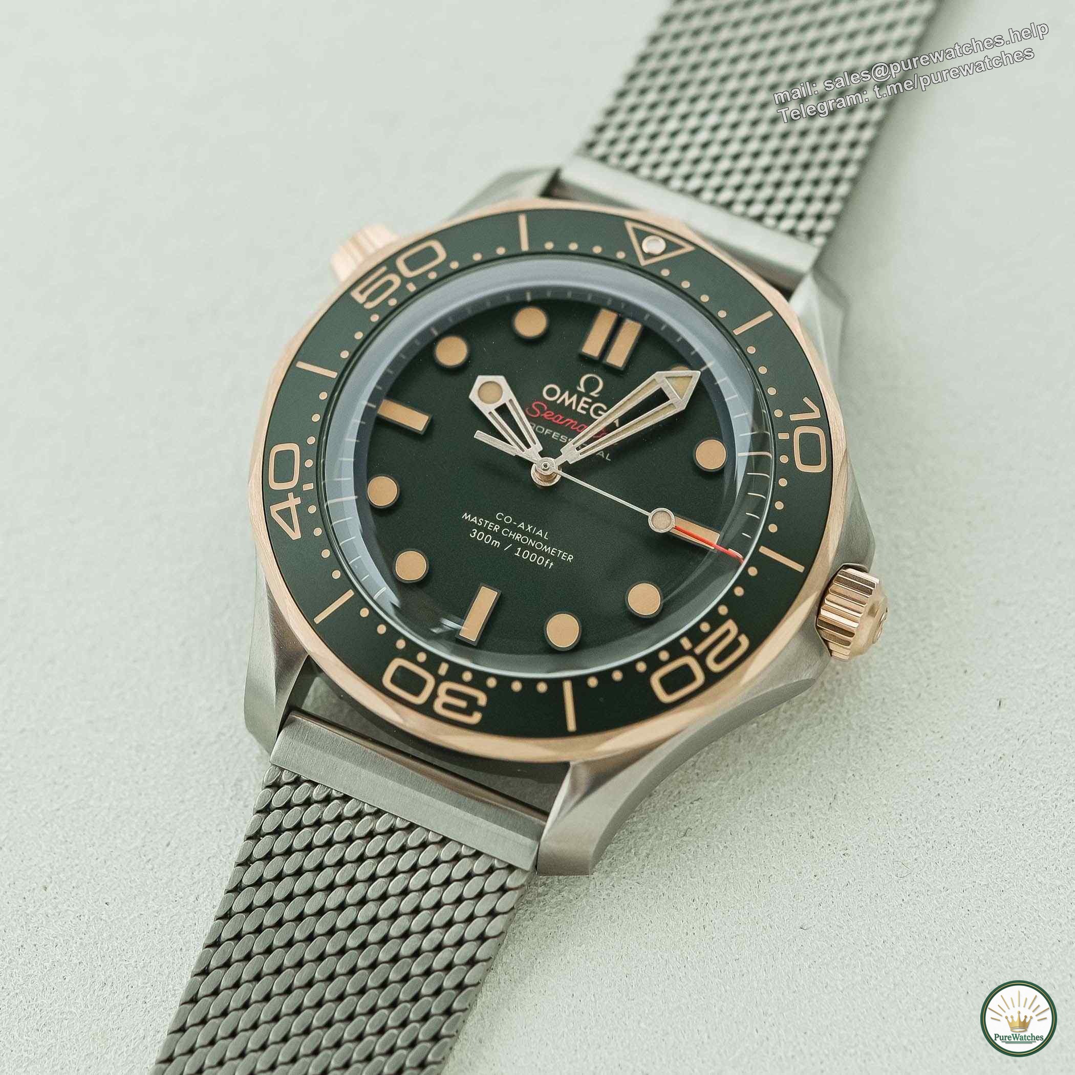 Omega’s amplified move! The new Seamaster 300 bronze and gold diving watch, you deserve it!
