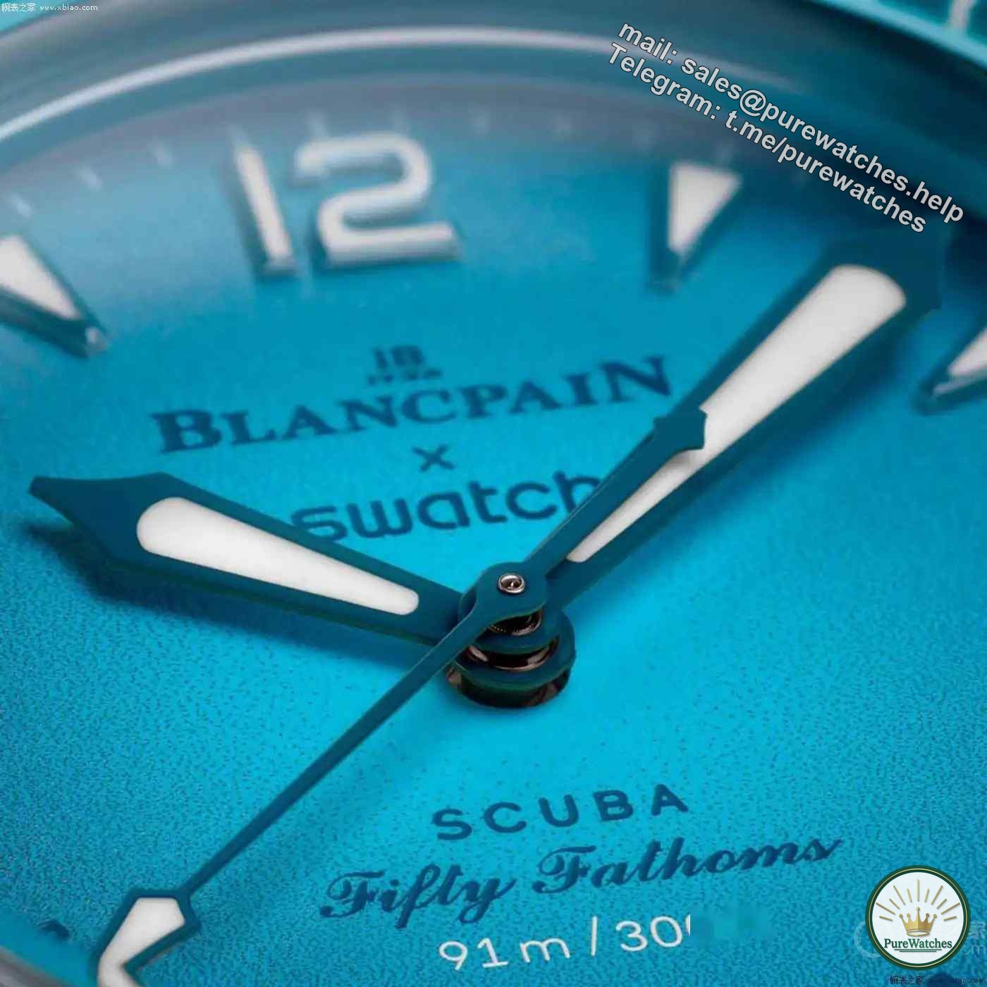Blue Lagoon inspiration! Blancpain Fifty Fathoms joins hands with Swatch to launch an innovative plant-based ceramic diving watch!