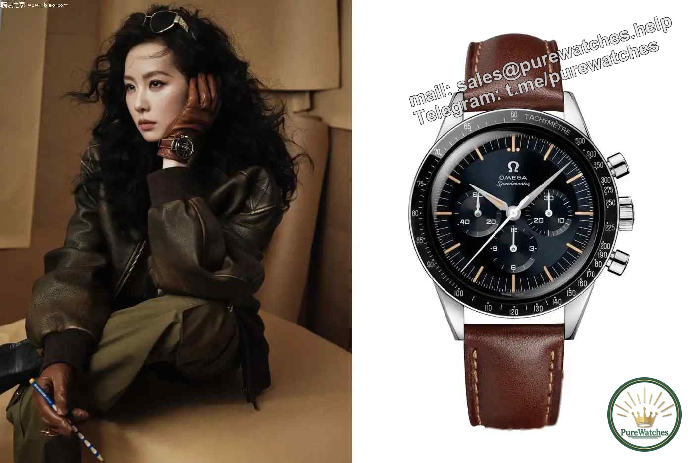 Retro classic! Liu Shishi interprets the charm of Speedmaster’s ‘first space watch’!