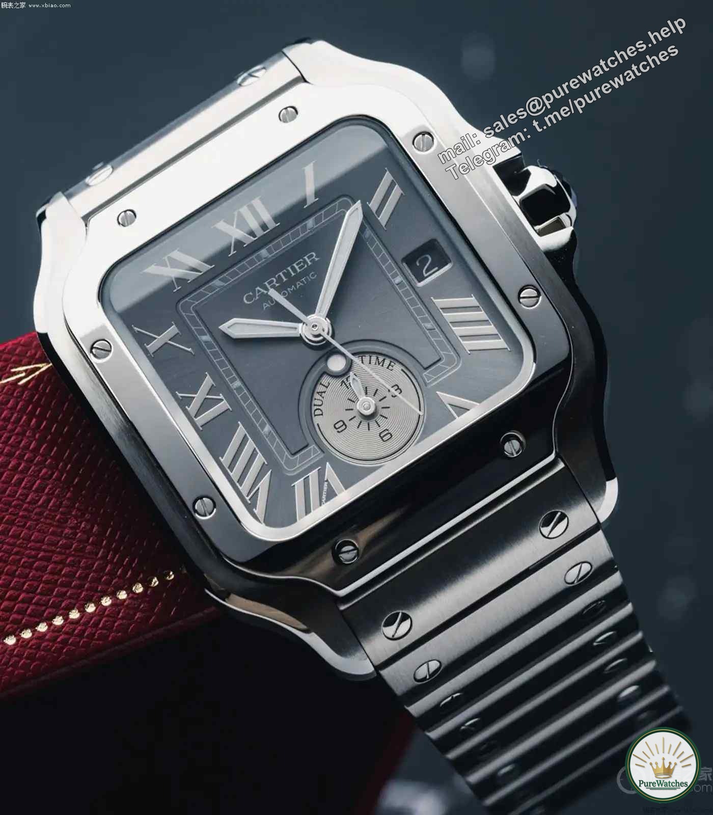 Square watch beauty competition! Cartier Santos vs. Patek Philippe Cubitus
