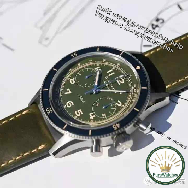 Blancpain Air Force Commander returns, and the green propeller creates a new timekeeping classic!