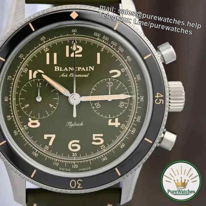Blancpain Air Force Commander returns, and the green propeller creates a new timekeeping classic!