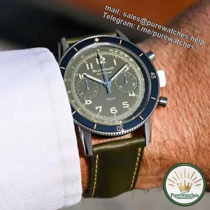 Blancpain Air Force Commander returns, and the green propeller creates a new timekeeping classic!