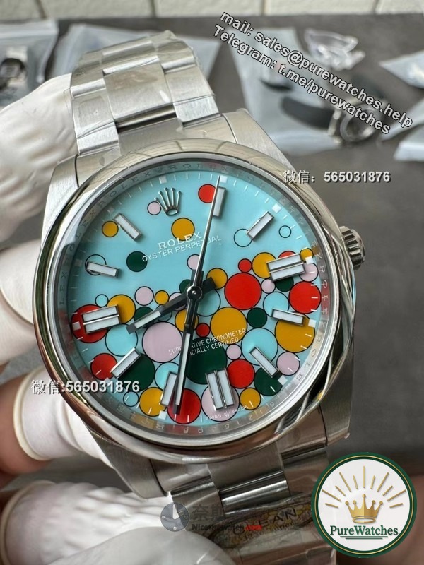 C Factory Oyster Perpetual new color review, the colorful bubble disc will make you fall in love!