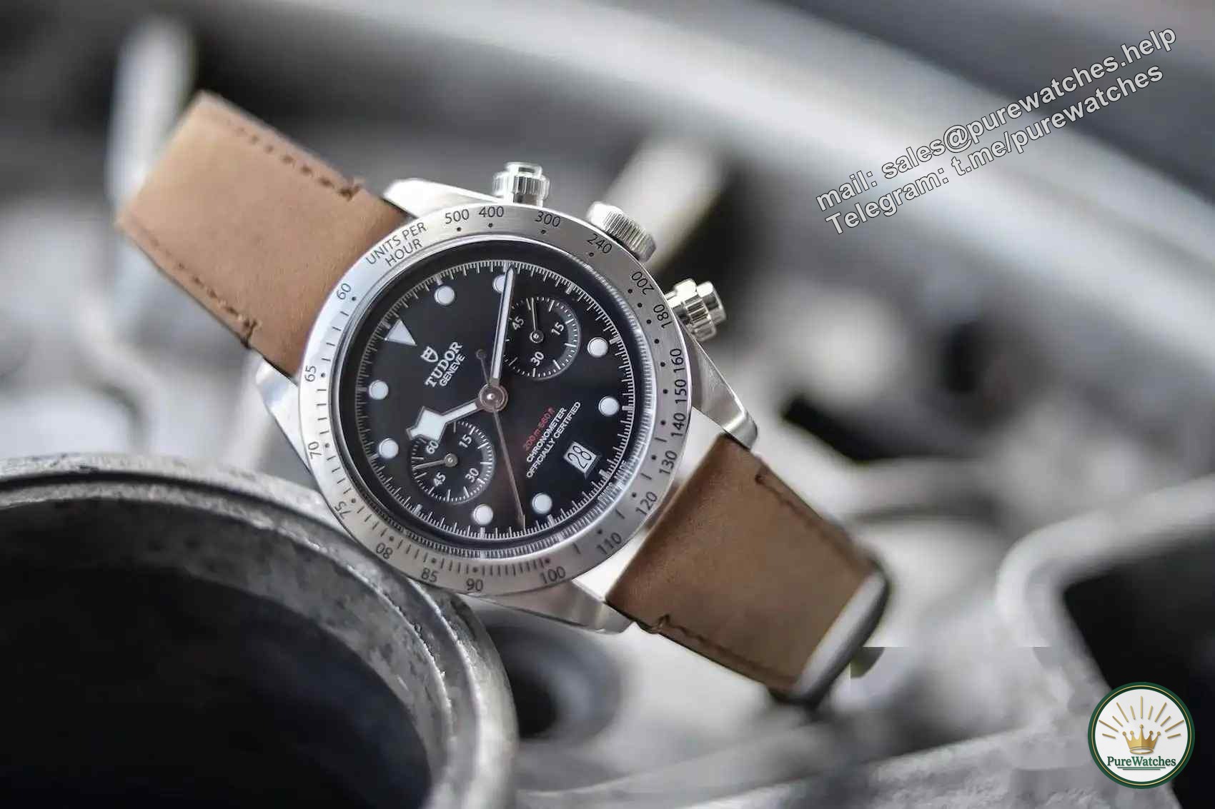 Tudor’s new favorite! Are you excited about the Black Bay chronograph blue plate?