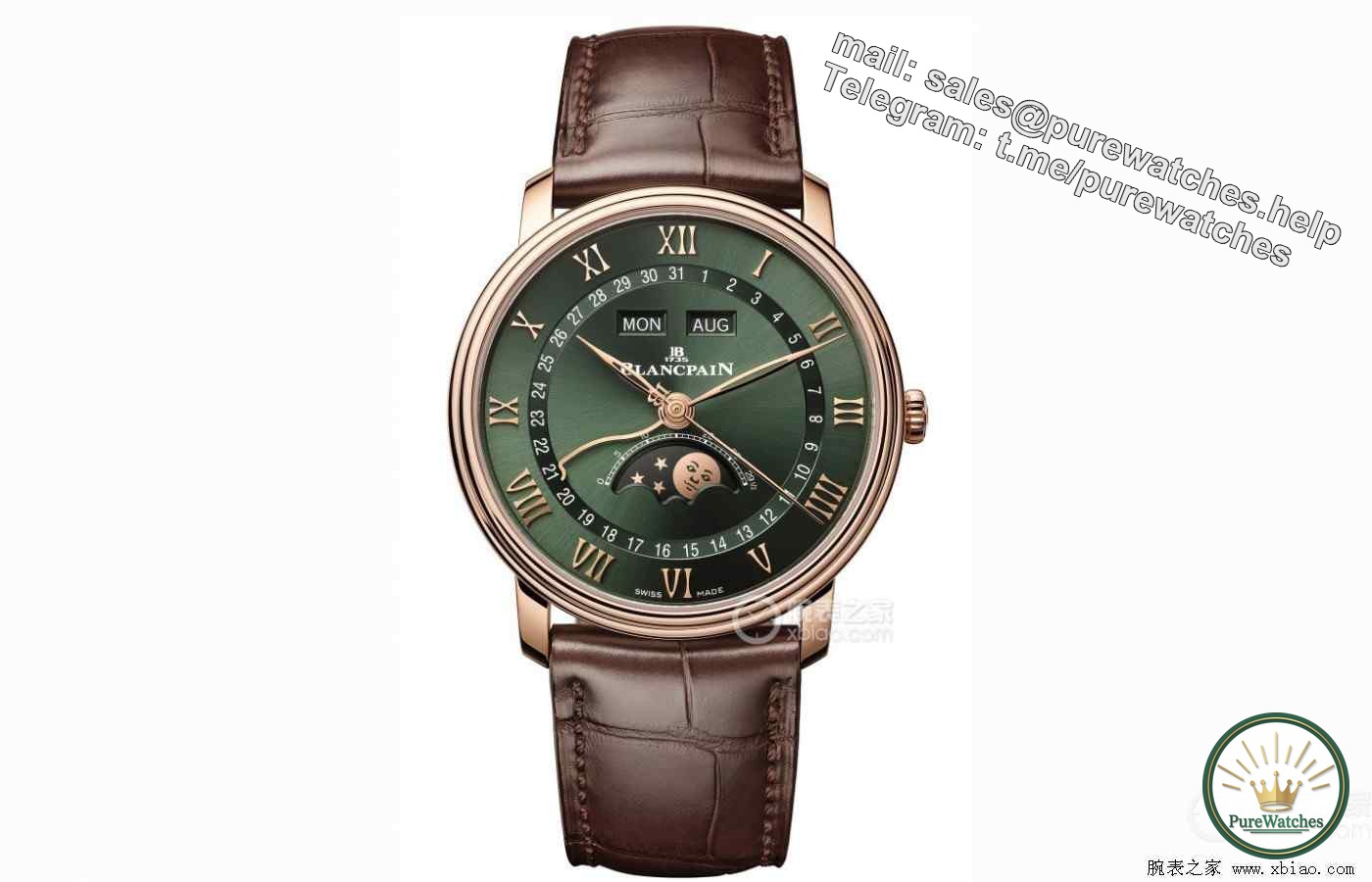 Jaeger-LeCoultre, IWC, Blancpain, who is the king of the most beautiful moon phase watch in 2024?
