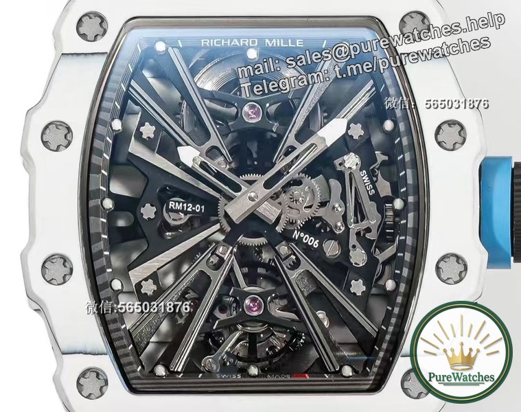 The ultimate detoxification tool! RM Factory Richard White Carbon Fiber 12-01, a real tourbillon costs thousands of dollars to detoxify!