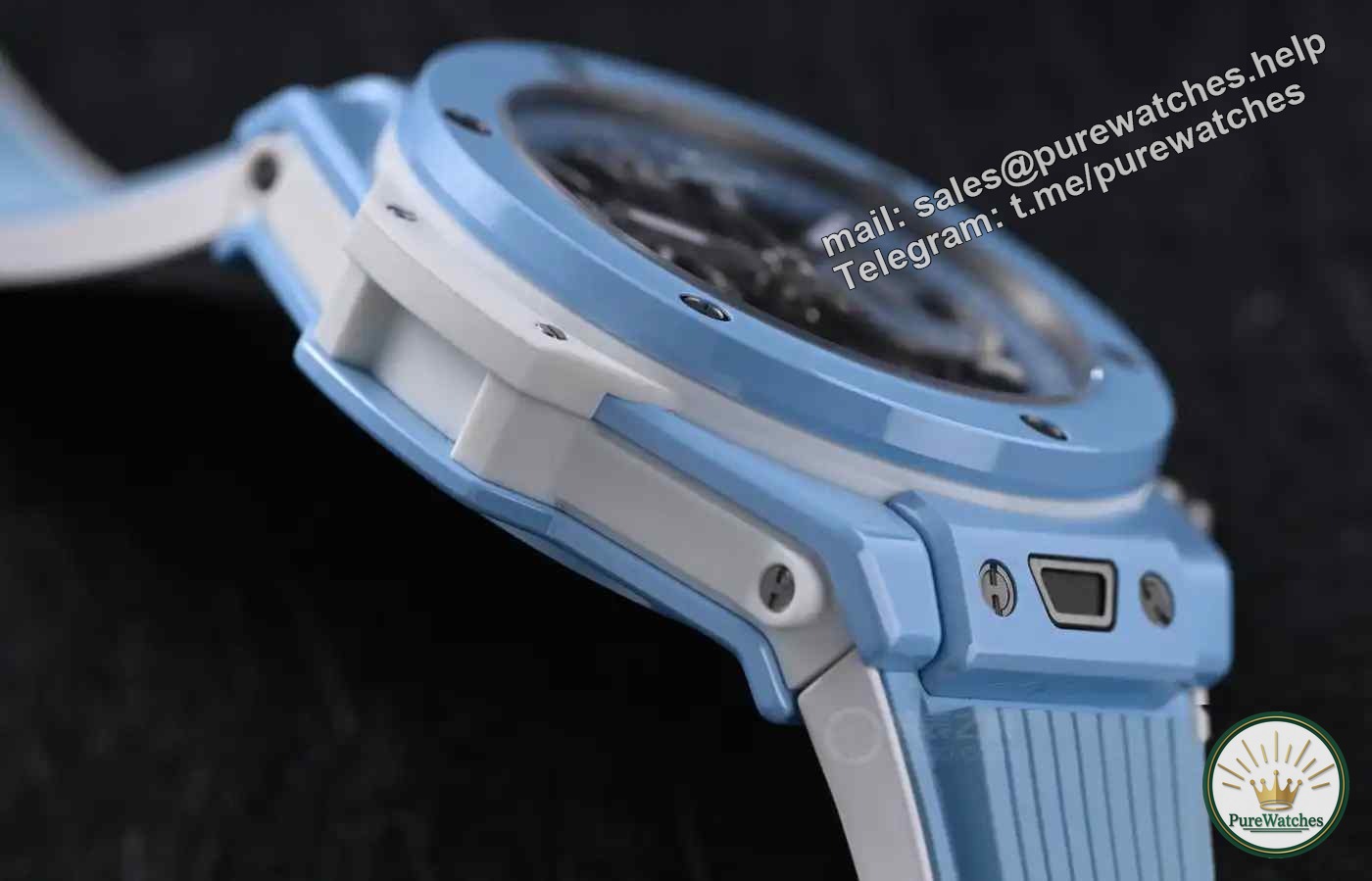 Hublot BIG BANG series, sky blue ceramic watch, the king of chronographs within 200,000 yuan!