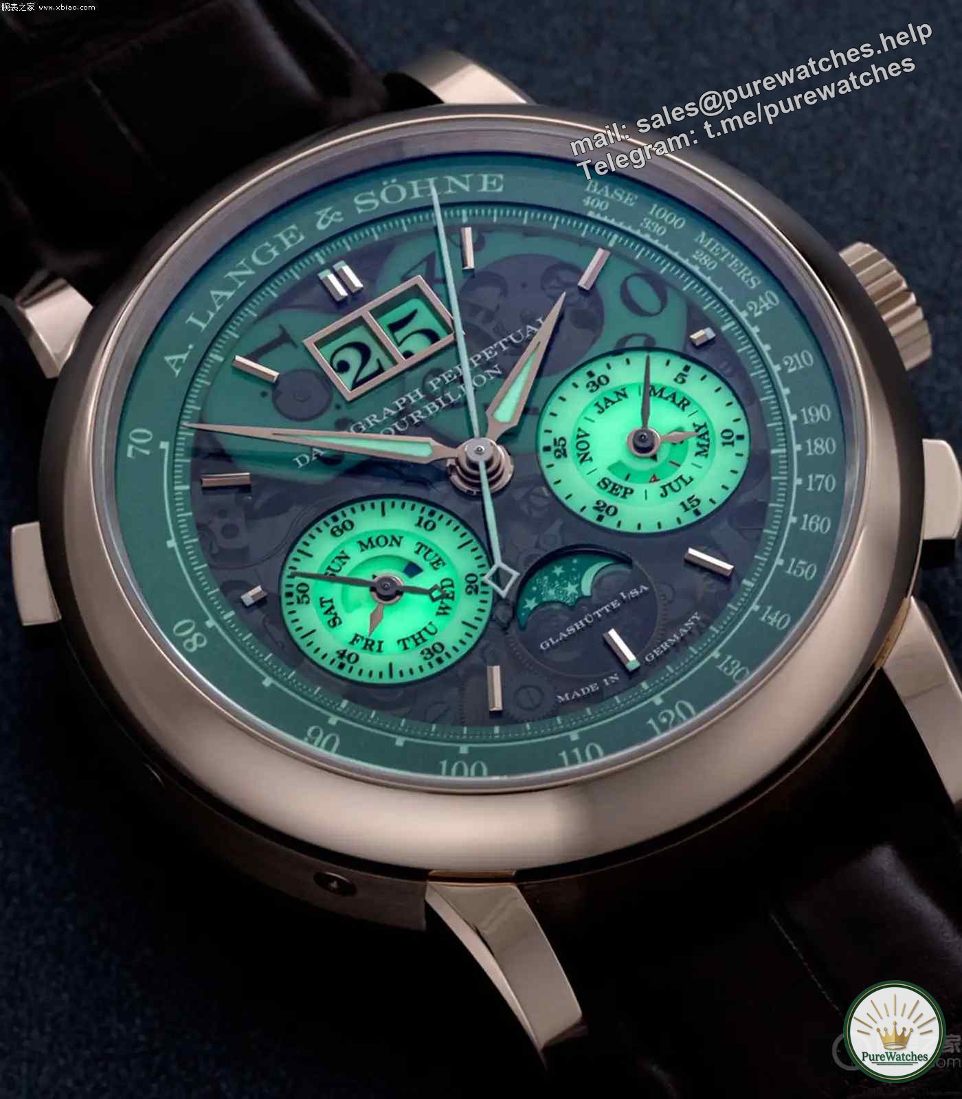 4.69 million! Lange DATO Chronograph Perpetual Calendar Tourbillon Lumen is priceless!