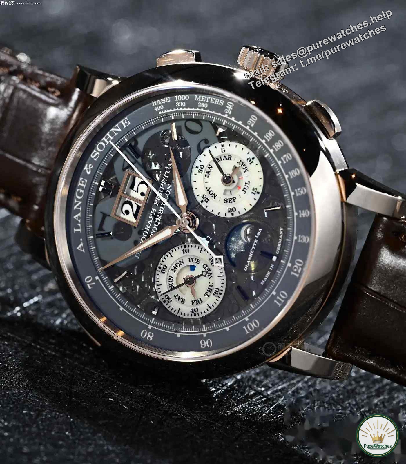 4.69 million! Lange DATO Chronograph Perpetual Calendar Tourbillon Lumen is priceless!