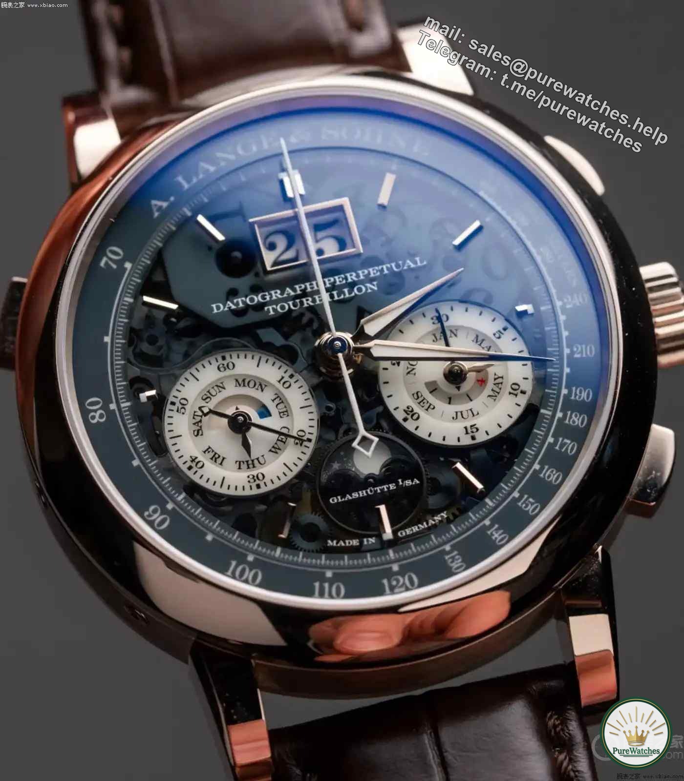 4.69 million! Lange DATO Chronograph Perpetual Calendar Tourbillon Lumen is priceless!