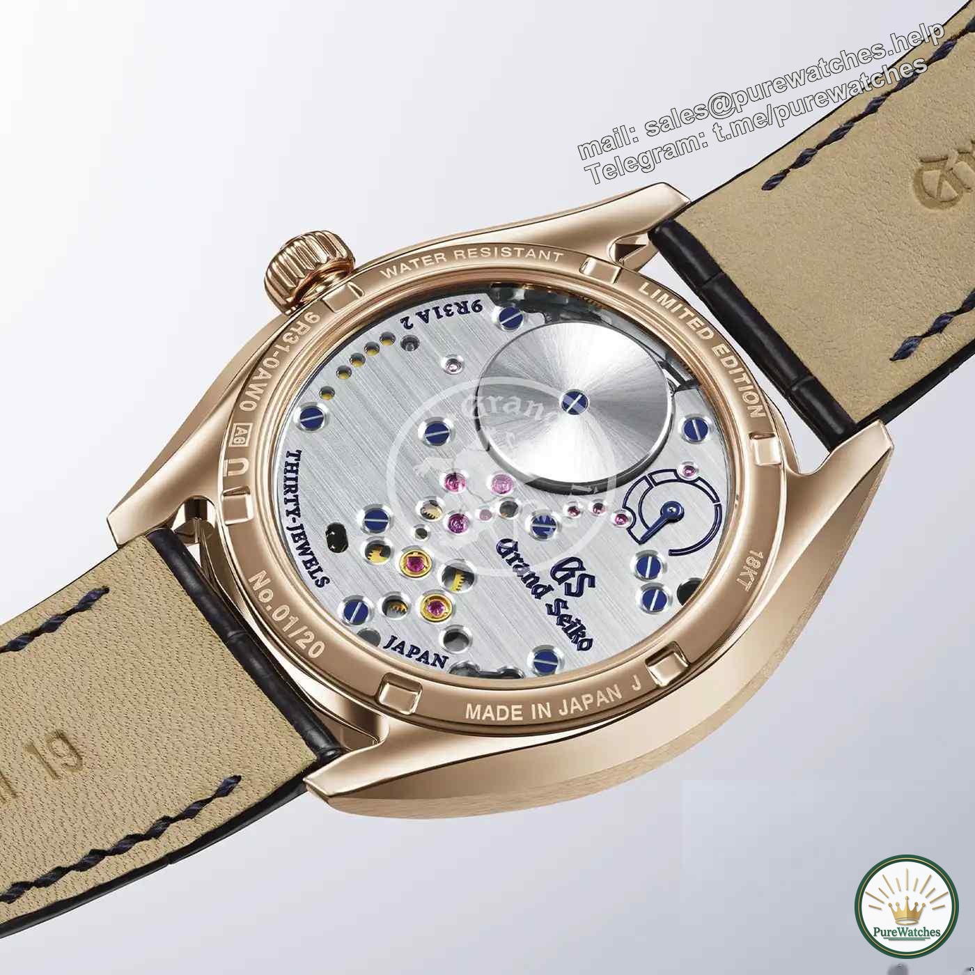 Stunning! The Crown Blue Lion SBGY040 watch puts the Chiquan Garden on your wrist!