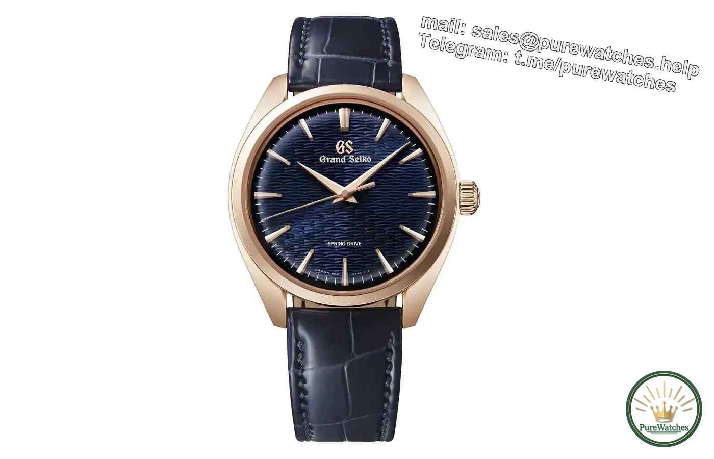 Stunning! The Crown Blue Lion SBGY040 watch puts the Chiquan Garden on your wrist!