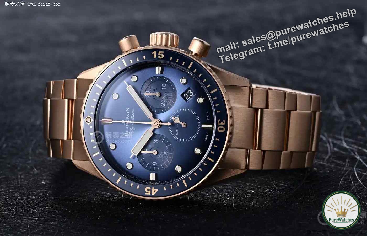 Diving watches are also crazy! Blancpain’s deep submersible has a full calendar of moon phases and flyback timing, a top-notch match!