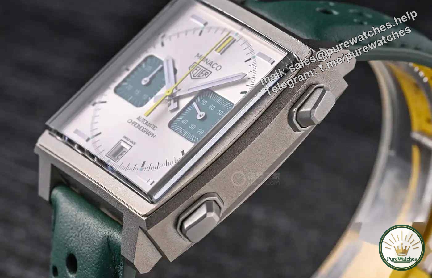 Monaco’s new colors are coming! TAG Heuer British Racing Green, limited to 1,000 pieces!