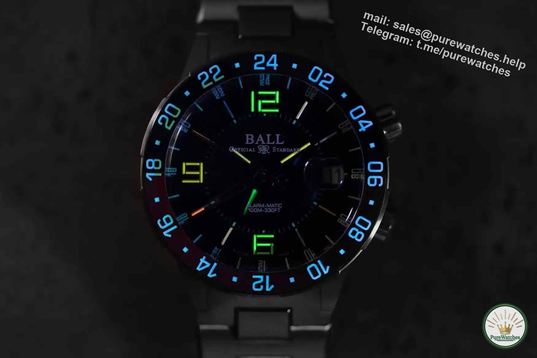Fall in love with Ball Roadmaster M Model A, GMT, alarm, tritium lights, all of them!