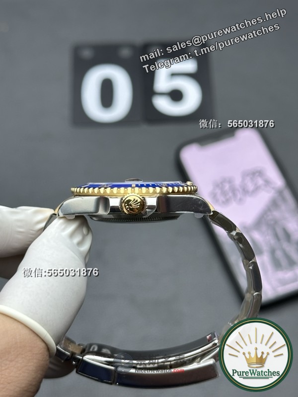 Top replica! How to distinguish the authenticity of the gold and blue Submariner between VS factory Rolex?