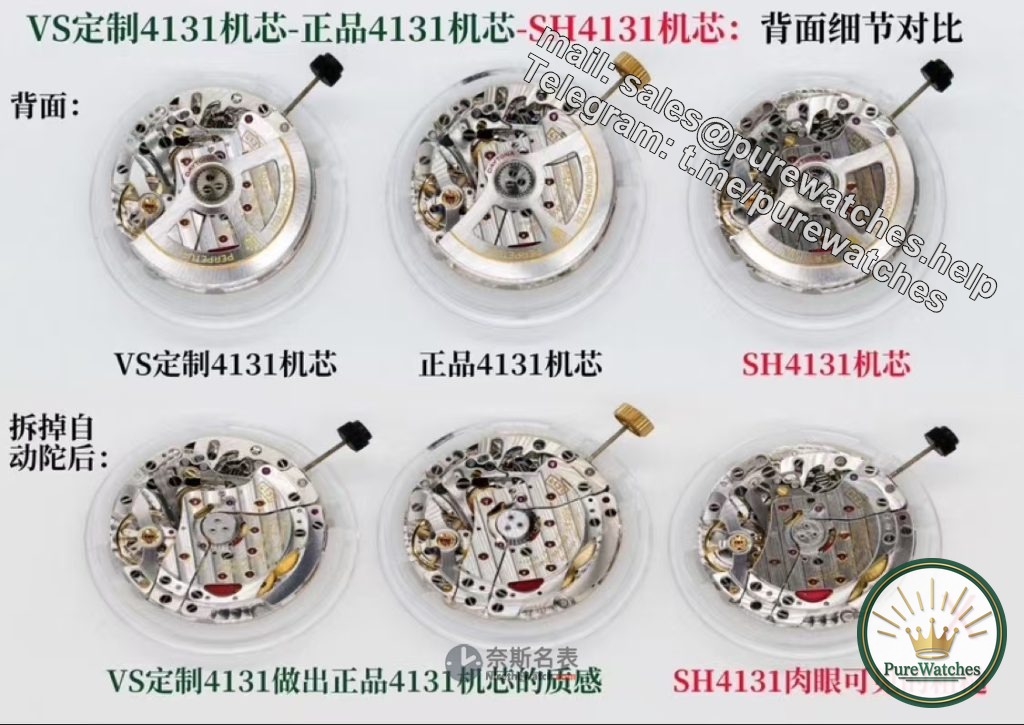VS Factory Daytona 4131 movement details comparison, after reading it you will know how awesome it is!