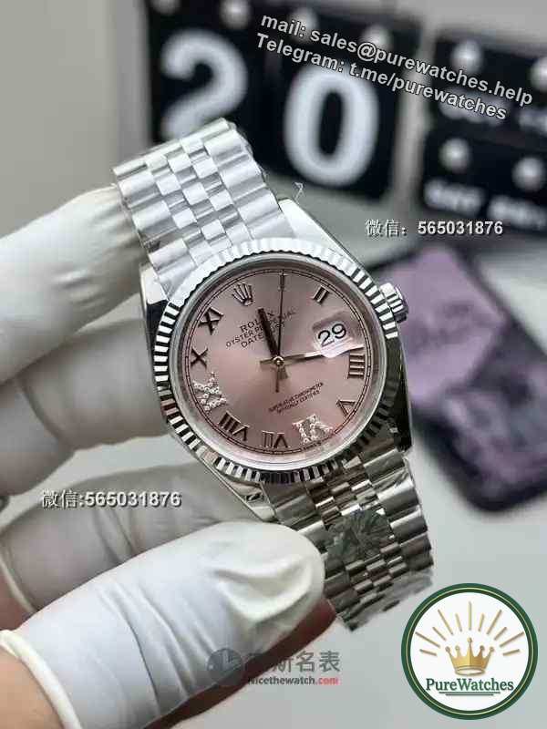 Fall in love with this pink palette Roma! A+ Factory Women’s 31 Log, Dandong 2824 movement, you won’t be able to put it down!