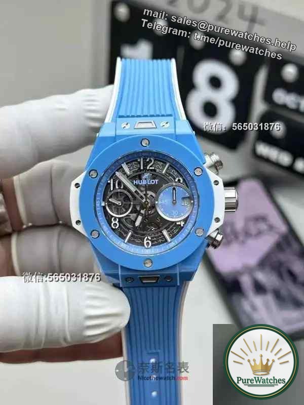 A must-have detoxification tool! BBF Hublot Big Bang Tiffany Blue Edition, the exquisite details are irresistible!
