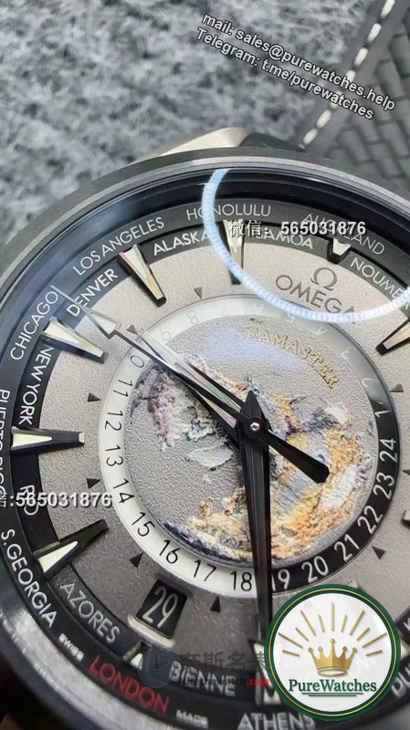 How about the VS factory Haima 150 titanium case black world time replica watch? Is there any difference between the movement and the original one?
