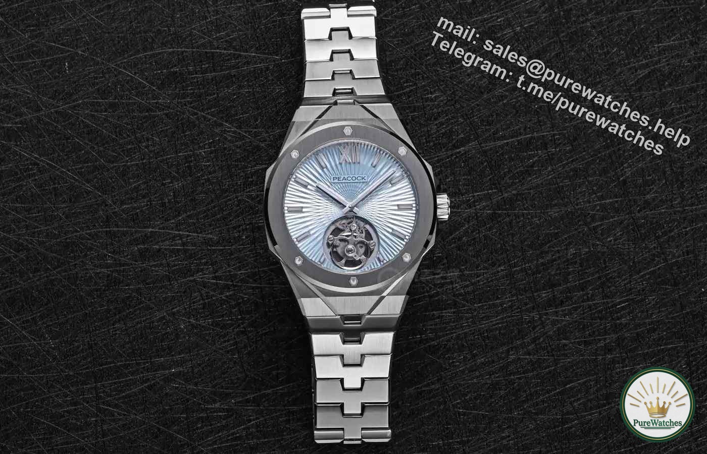 The peacock watch “feather eyes” is coming! The first integrated steel-cased tourbillon sports watch will refresh your understanding!