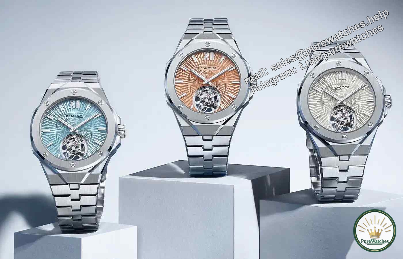 The peacock watch “feather eyes” is coming! The first integrated steel-cased tourbillon sports watch will refresh your understanding!
