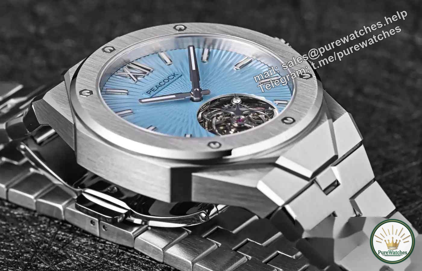 The peacock watch “feather eyes” is coming! The first integrated steel-cased tourbillon sports watch will refresh your understanding!